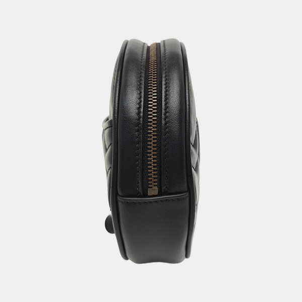 GG Marmont Mini Quilted Calfskin Black