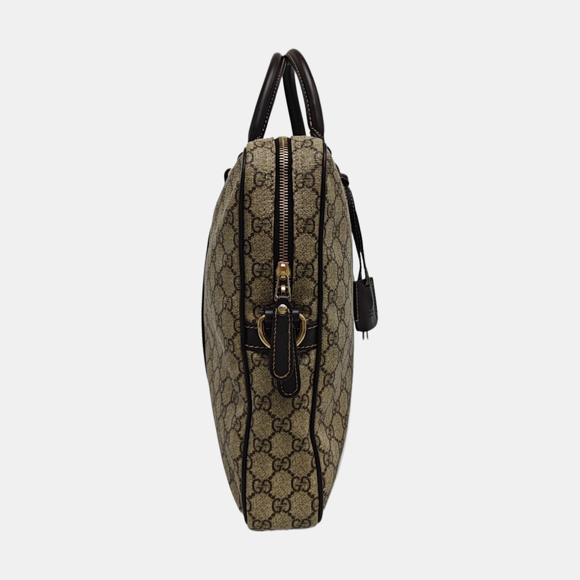 Duffle Monogram Coated Canvas Beige