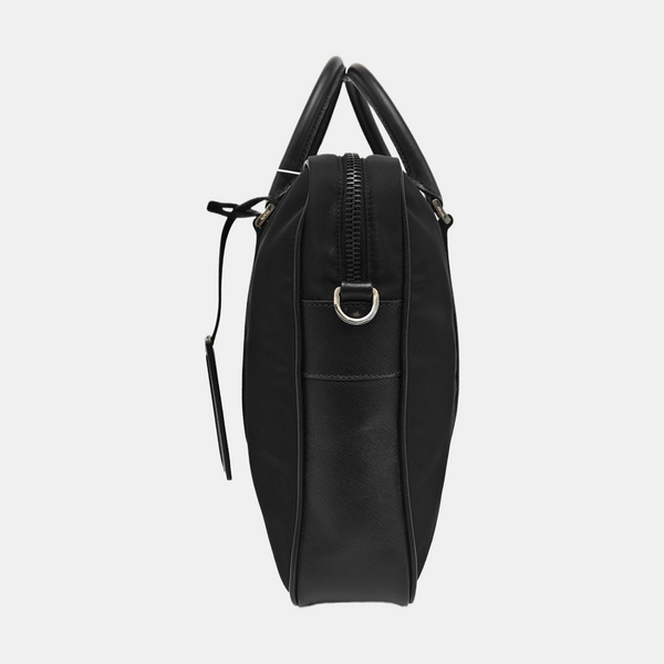 Nylon Shoulder Bag Black