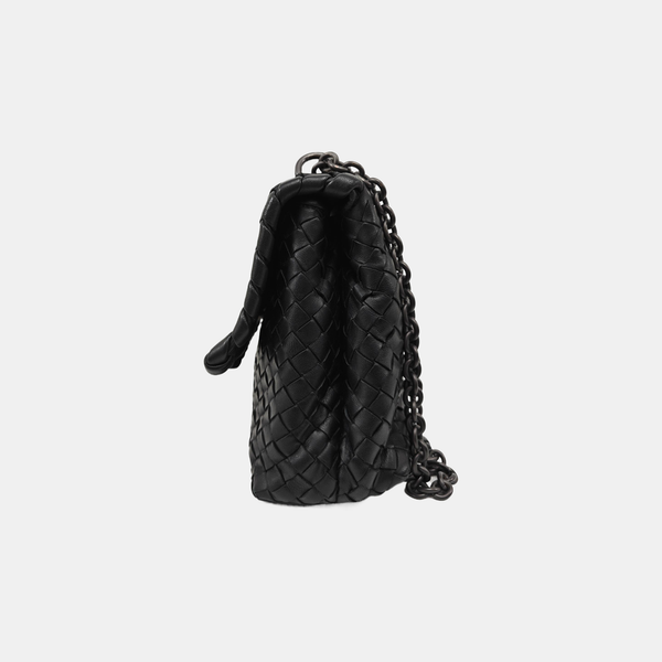 Lambskin Shoulder Bag Black
