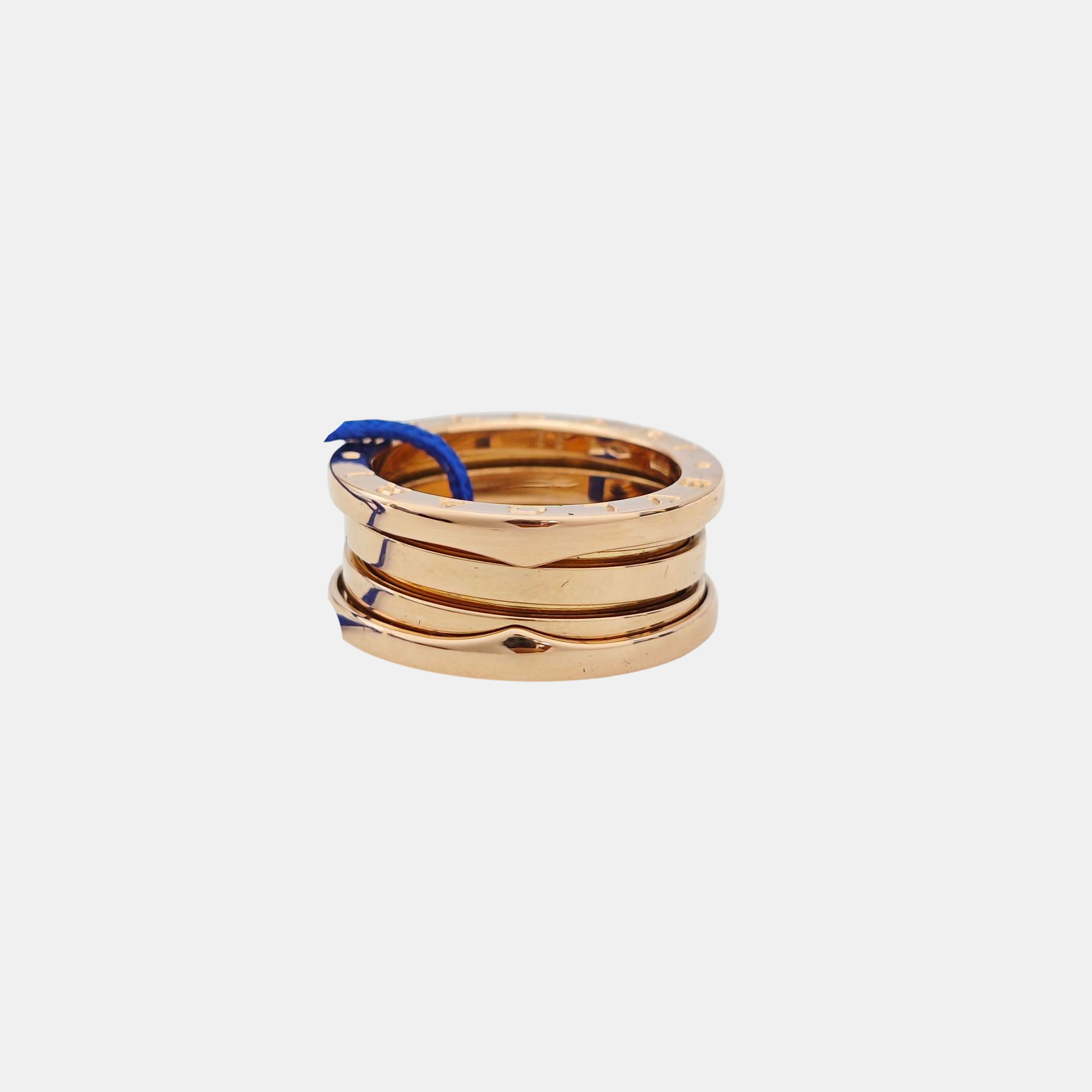 B.ZERO1 18k Rose Gold Ring EU 52
