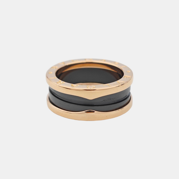 B.ZERO1 18k Rose Gold Ring EU 52