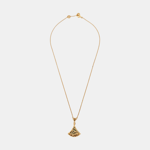 DIVAS' DREAM 18k Rose Gold Green Necklace