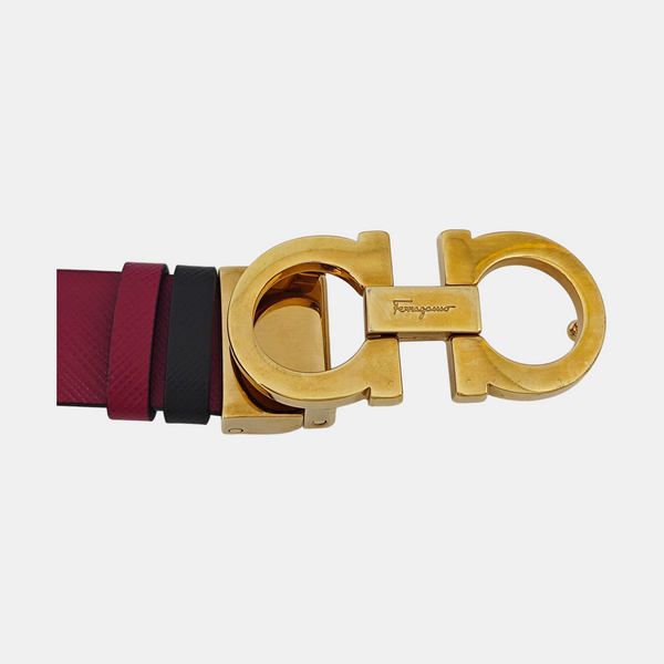 Leather Belt Red