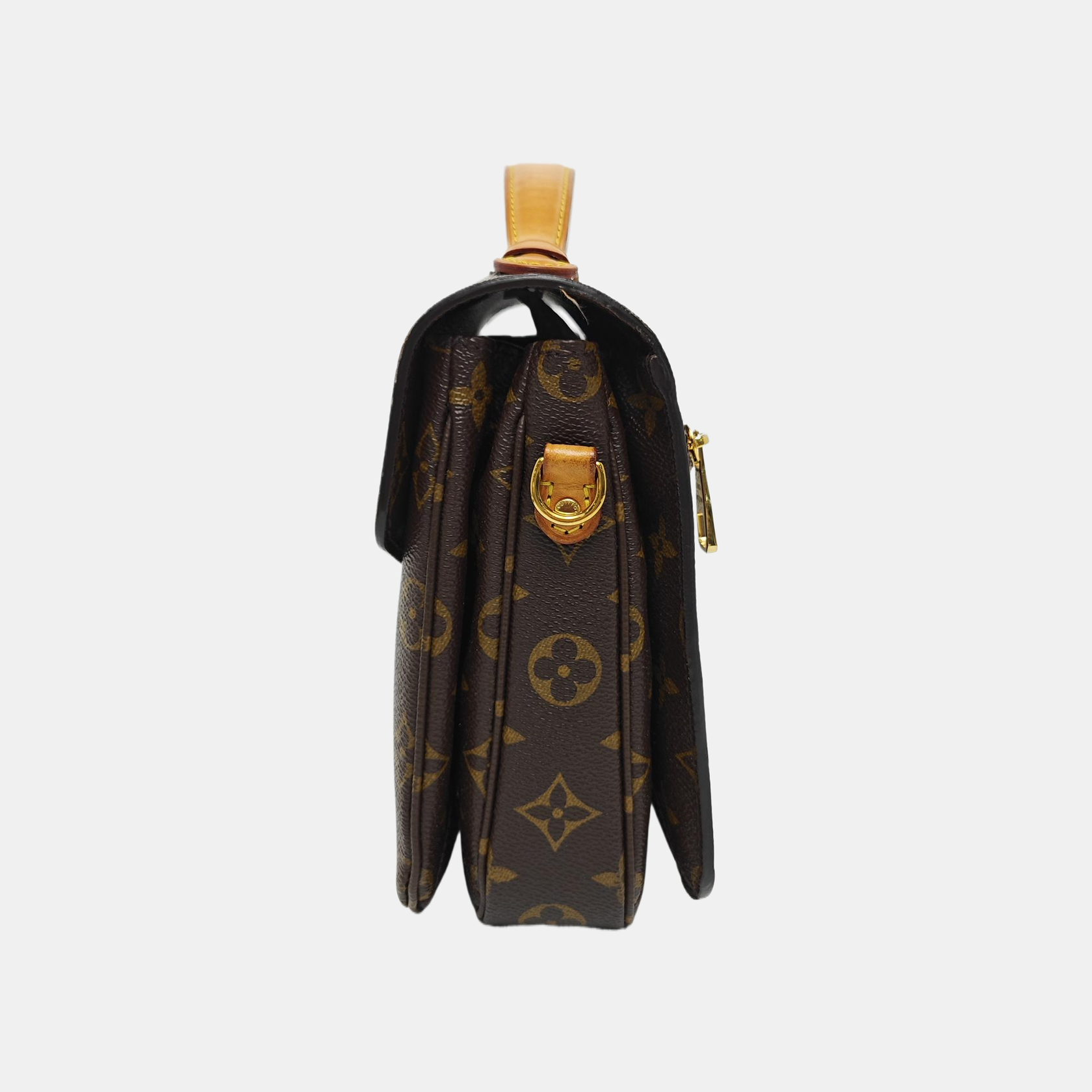 MÉTIS MM Monogram Coated Canvas Brown