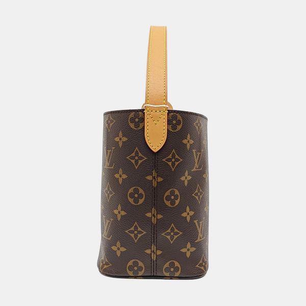 ALL IN BB Monogram Coated Canvas Brown