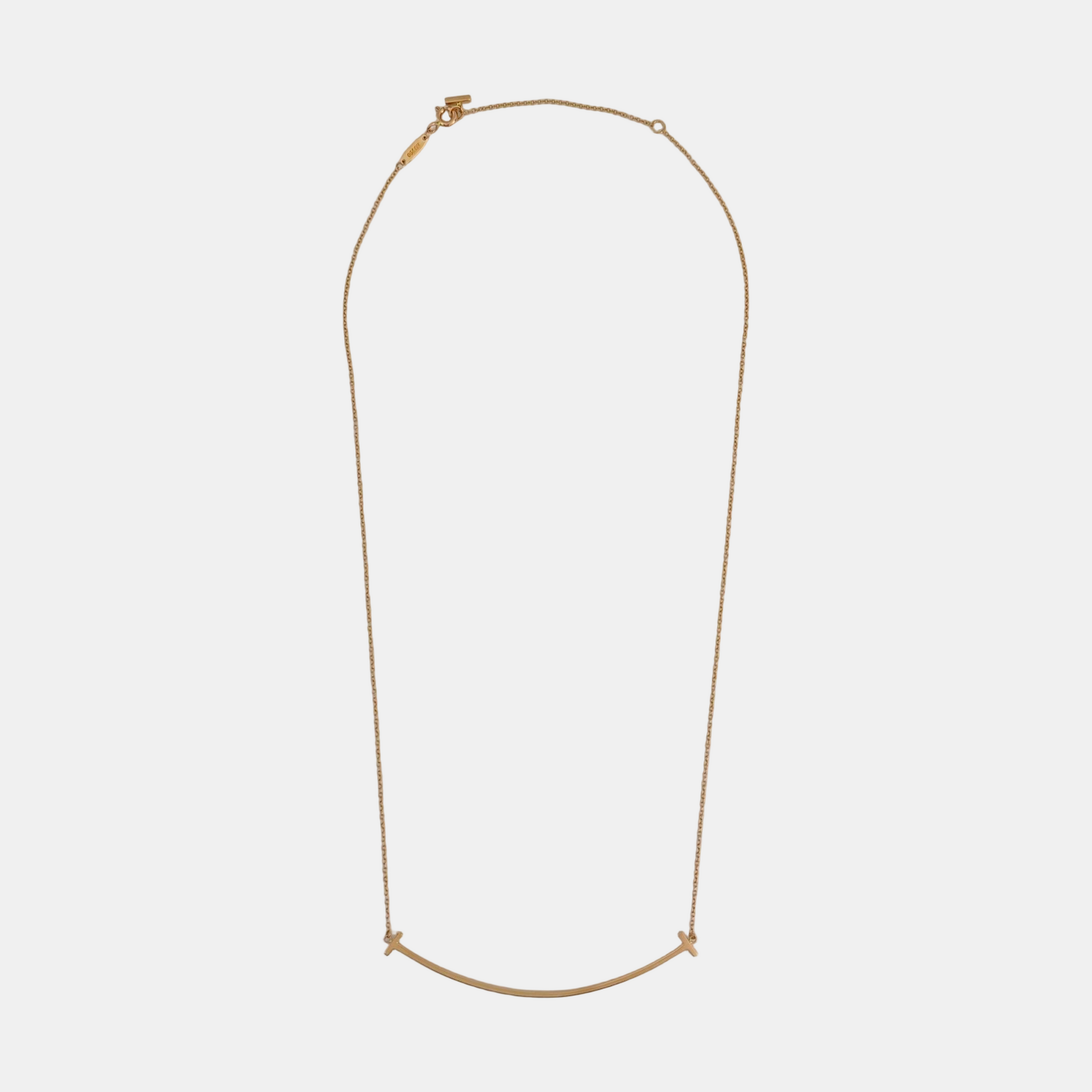 Tiffany T 18k Rose Gold Necklace
