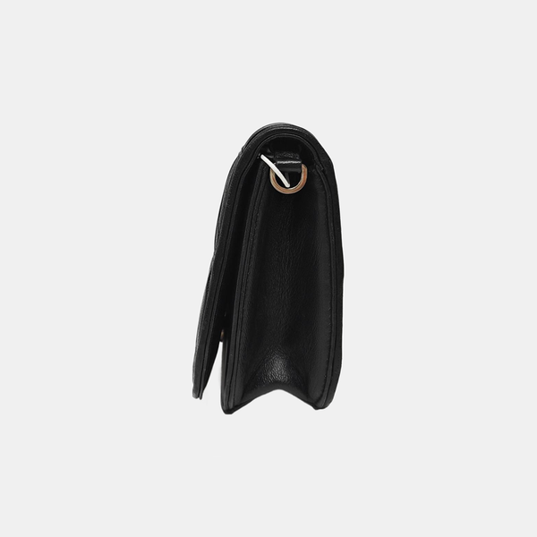 Calfskin Shoulder Bag Black