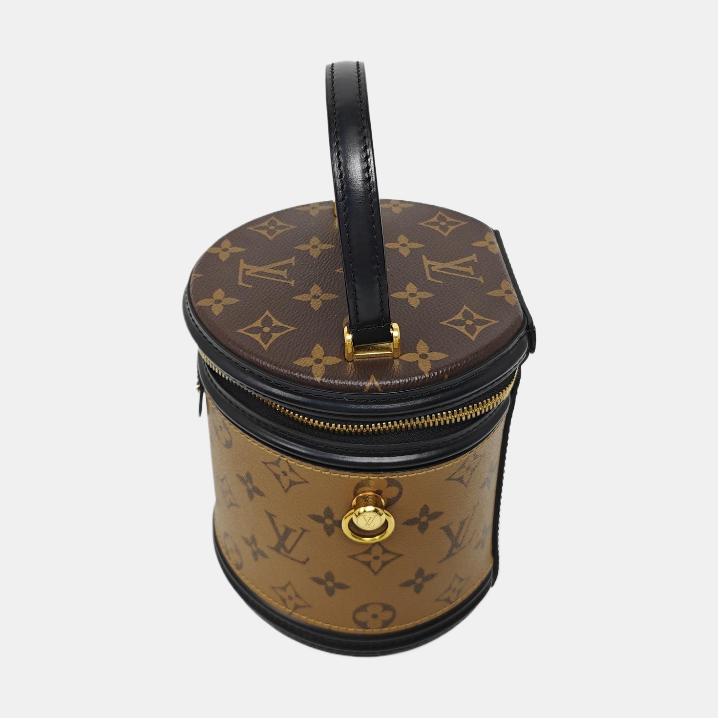 CANNES PM Monogram Coated Canvas Brown