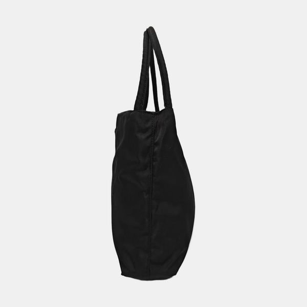 Nylon Top Handle Bag Black