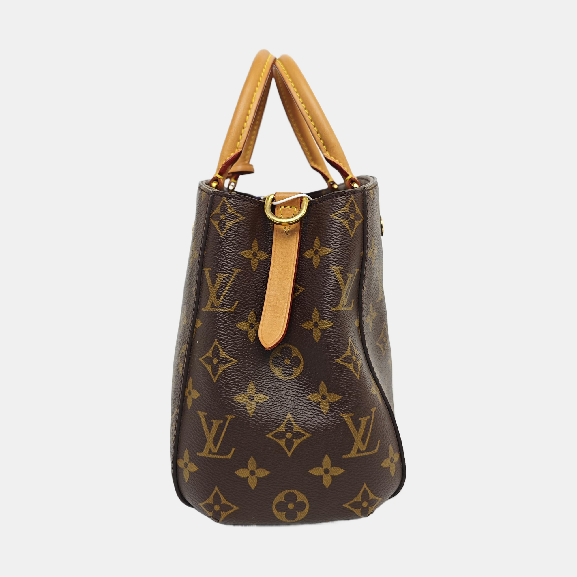 MONTAIGNE Monogram Coated Canvas Brown