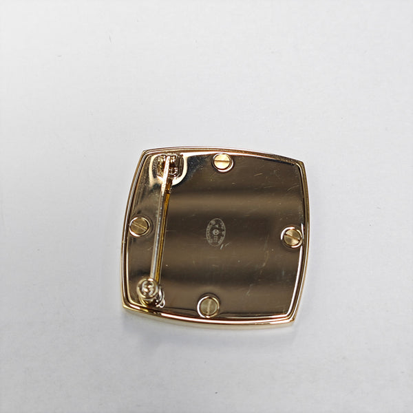 Metal Gold Brooch