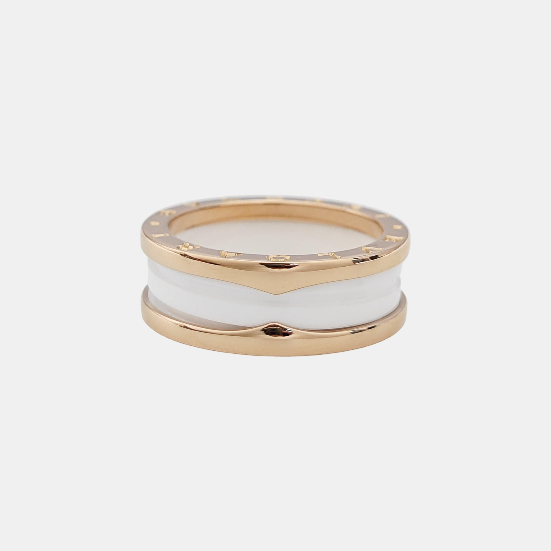 B.ZERO1 18k Rose Gold Ring EU 60