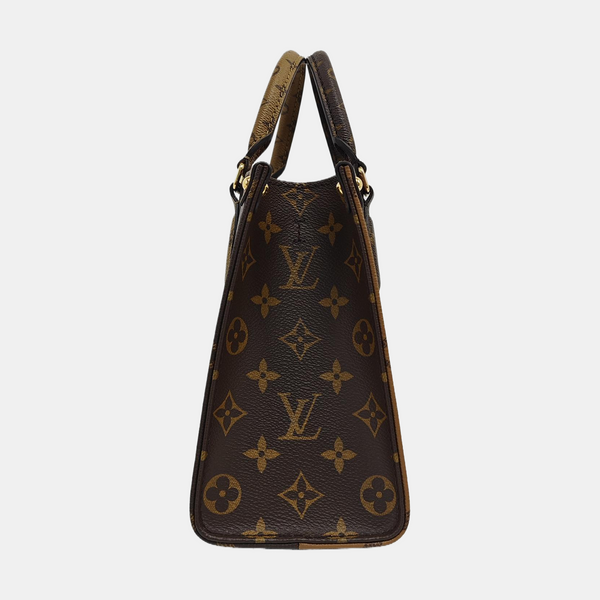 ONTHEGO PM Monogram Coated Canvas Brown