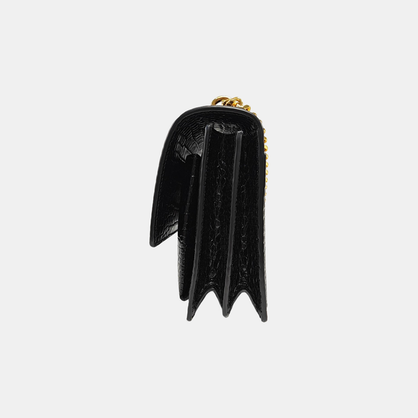 SUNSET Medium Calfskin Black