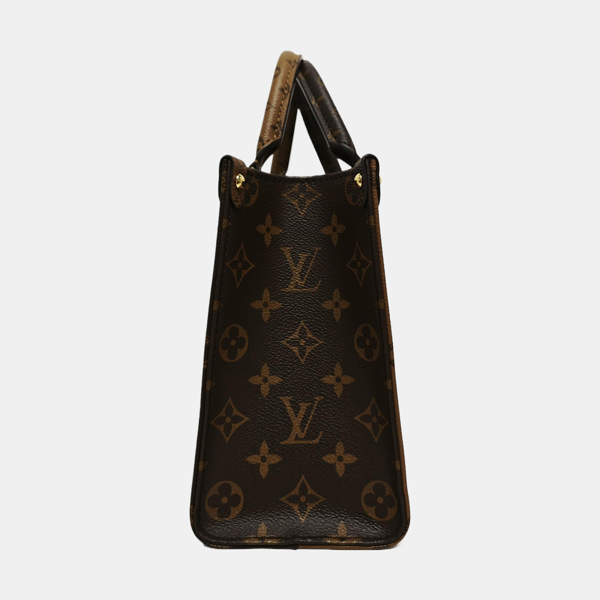 ONTHEGO PM Monogram Coated Canvas Brown