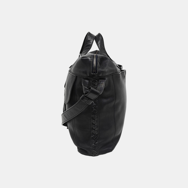Calfskin Shoulder Bag Black