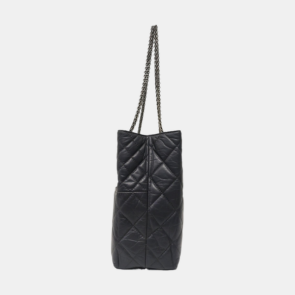 2.55 Quilted Calfskin Gray