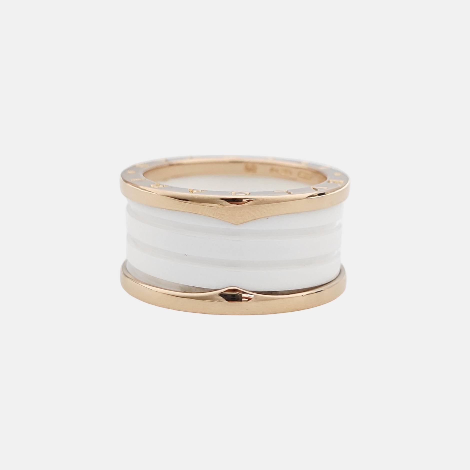 B.ZERO1 18k Rose Gold Ring EU 60
