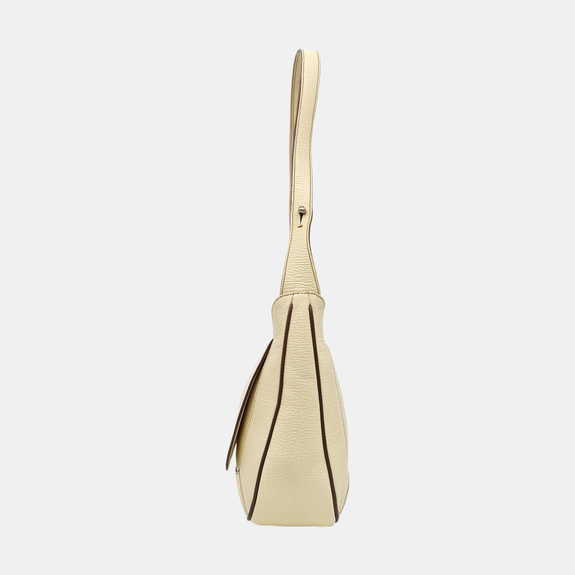 Calfskin Shoulder Bag Beige