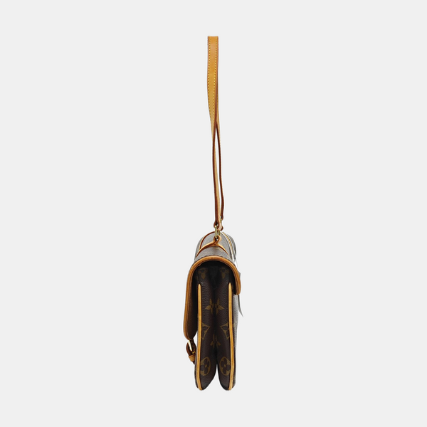 MARELLE Monogram Coated Canvas Brown