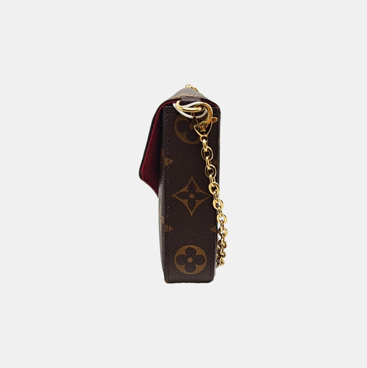 FÉLICIE Monogram Coated Canvas Brown