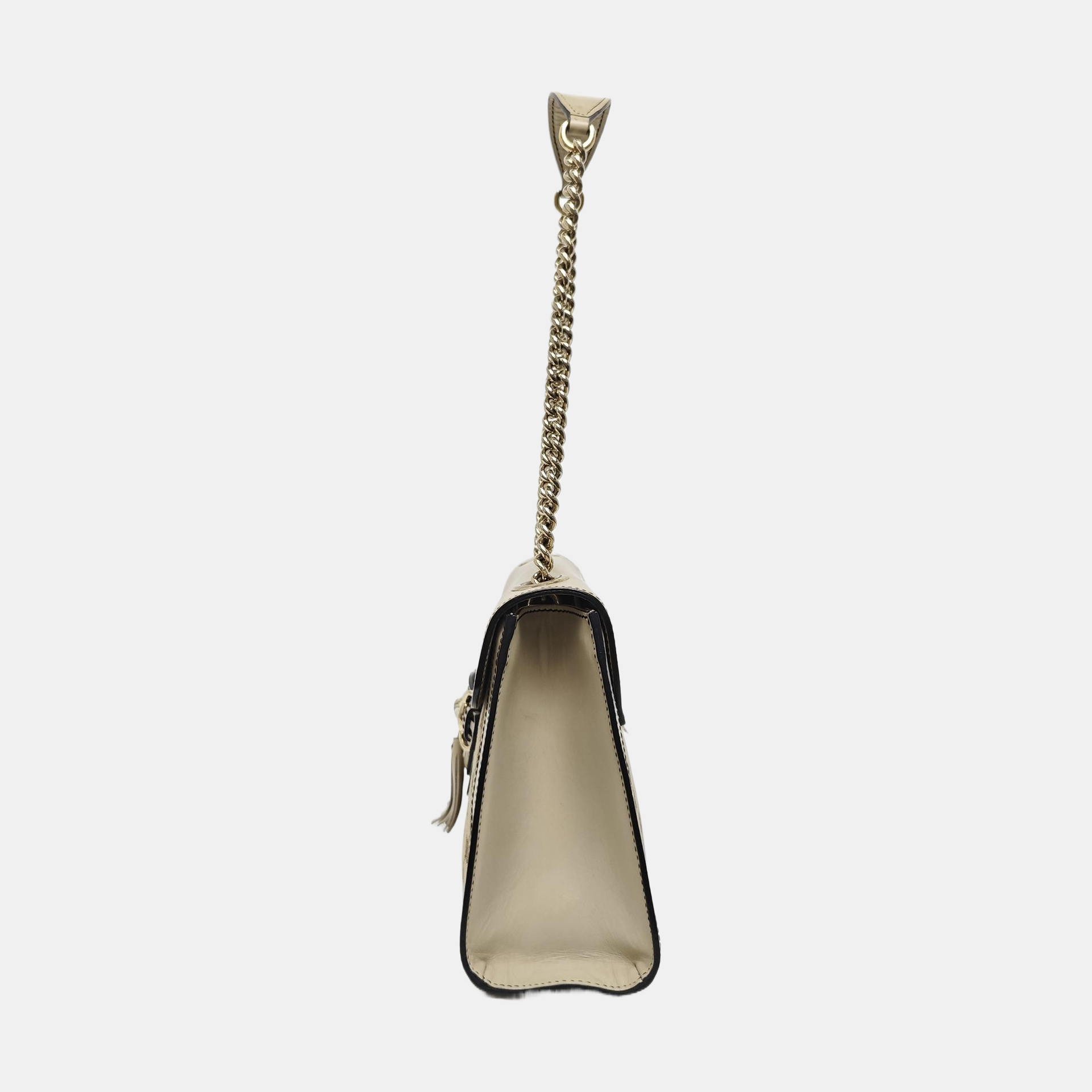 Emily Chain Monogram Canvas Beige
