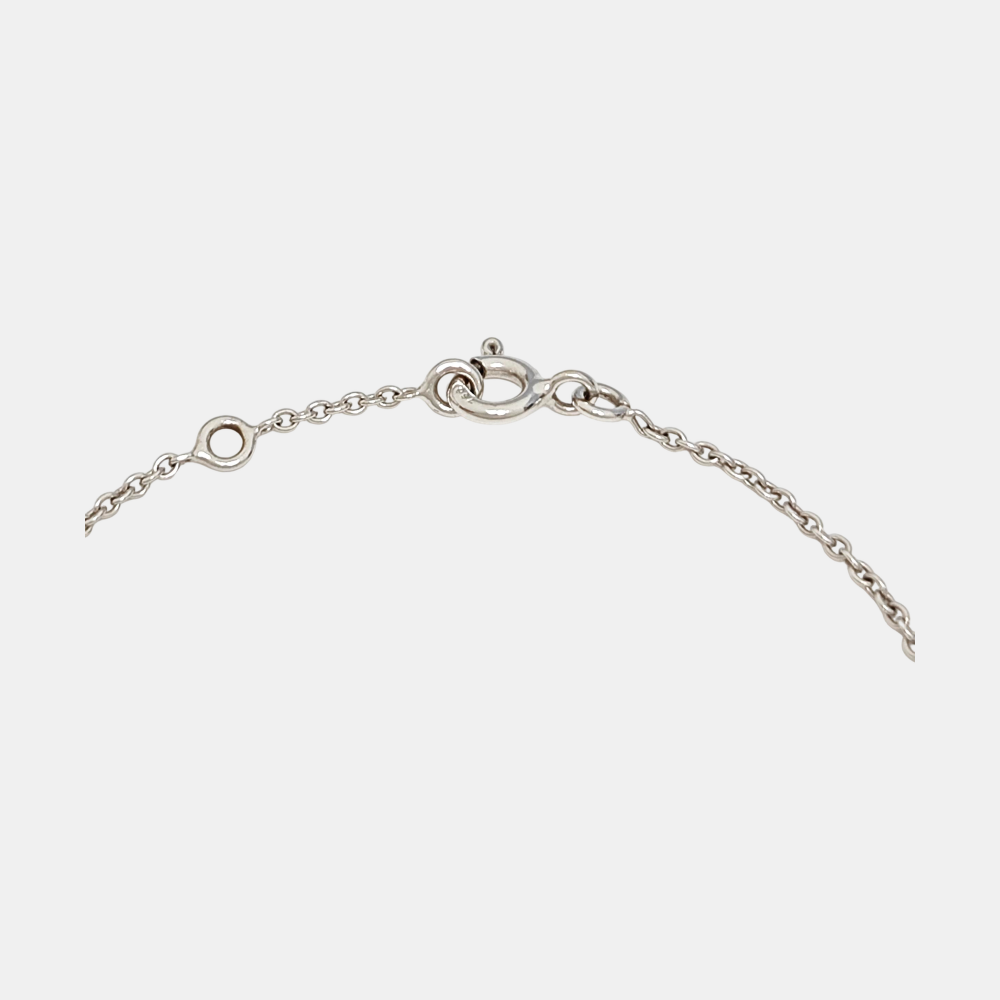 Rose Des Vents 18k White Gold Silver Bracelet