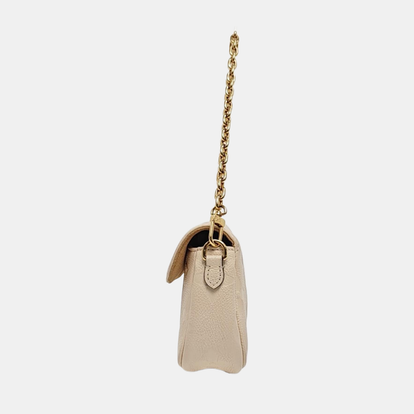 IVY Monogram Calfskin Beige