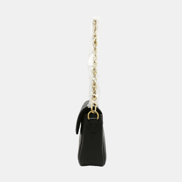 IVY Monogram Calfskin Black
