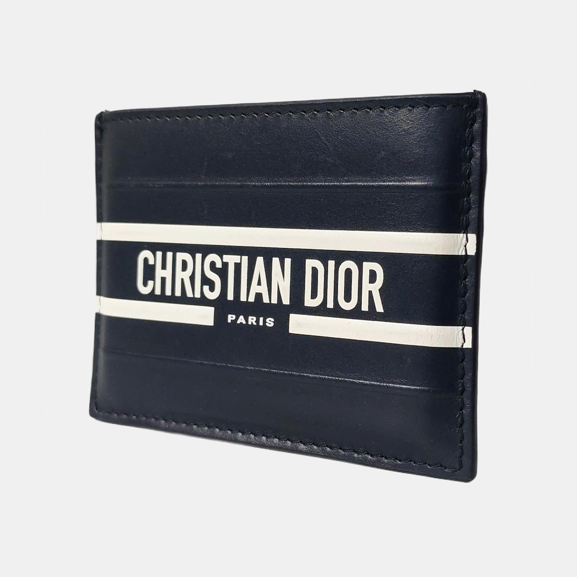 Calfskin Card Holder Blue