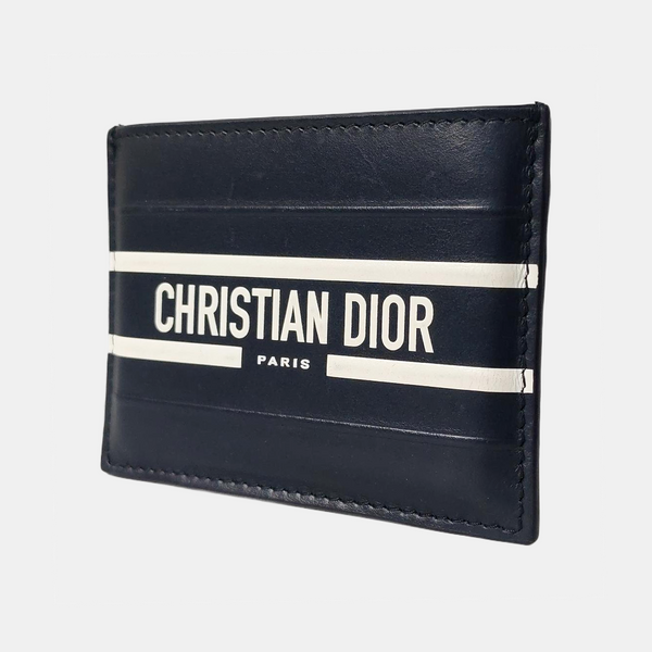 Calfskin Card Holder Blue