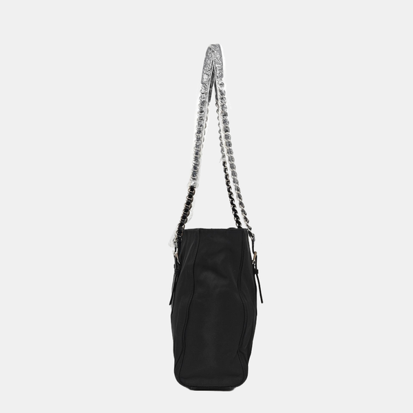Nylon Shoulder Bag Black