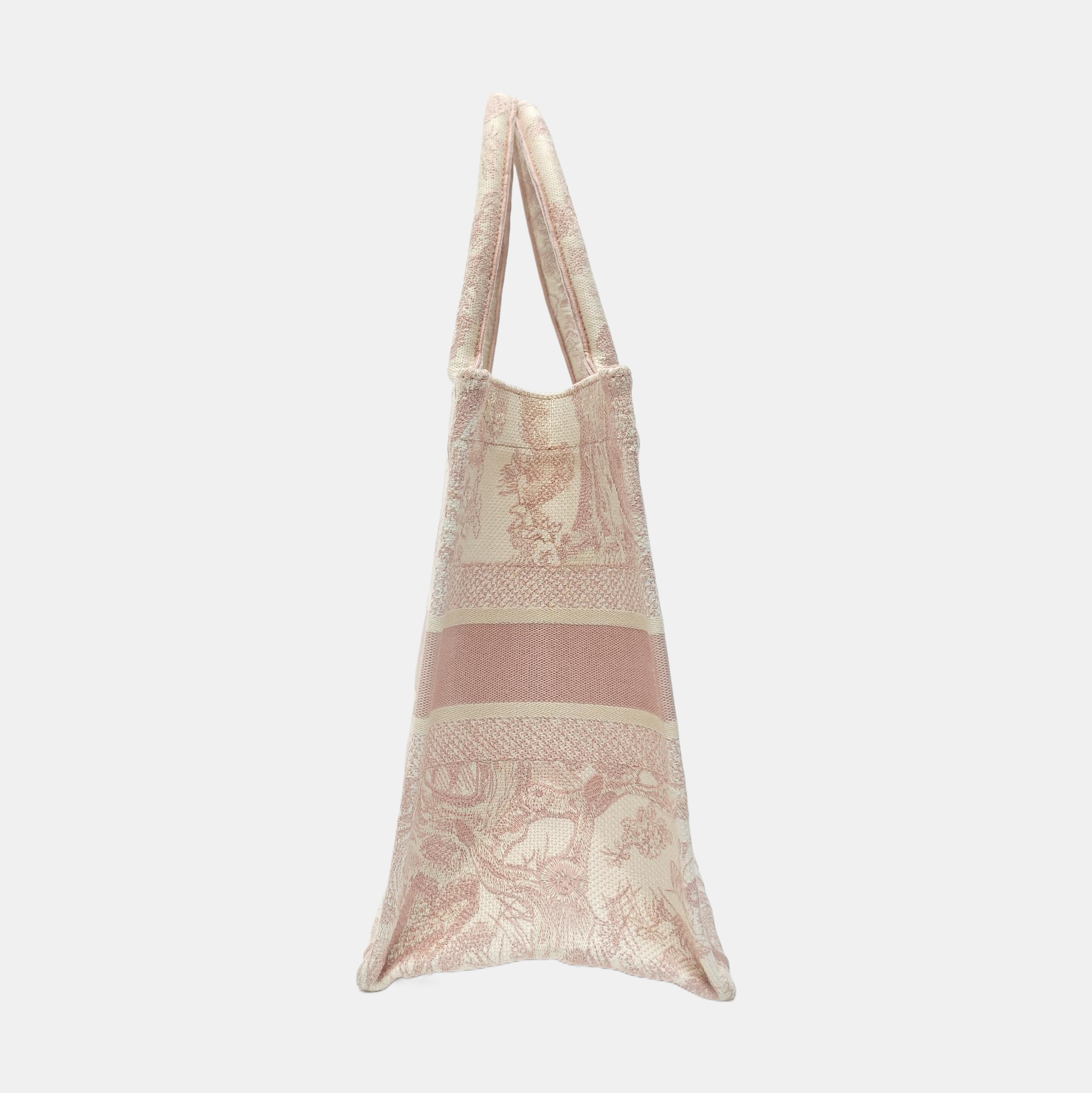 Book Tote Medium Canvas Pink