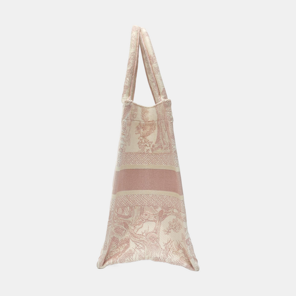 Book Tote Medium Canvas Pink