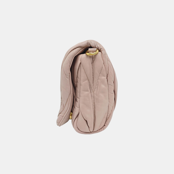 Calfskin Shoulder Bag Pink
