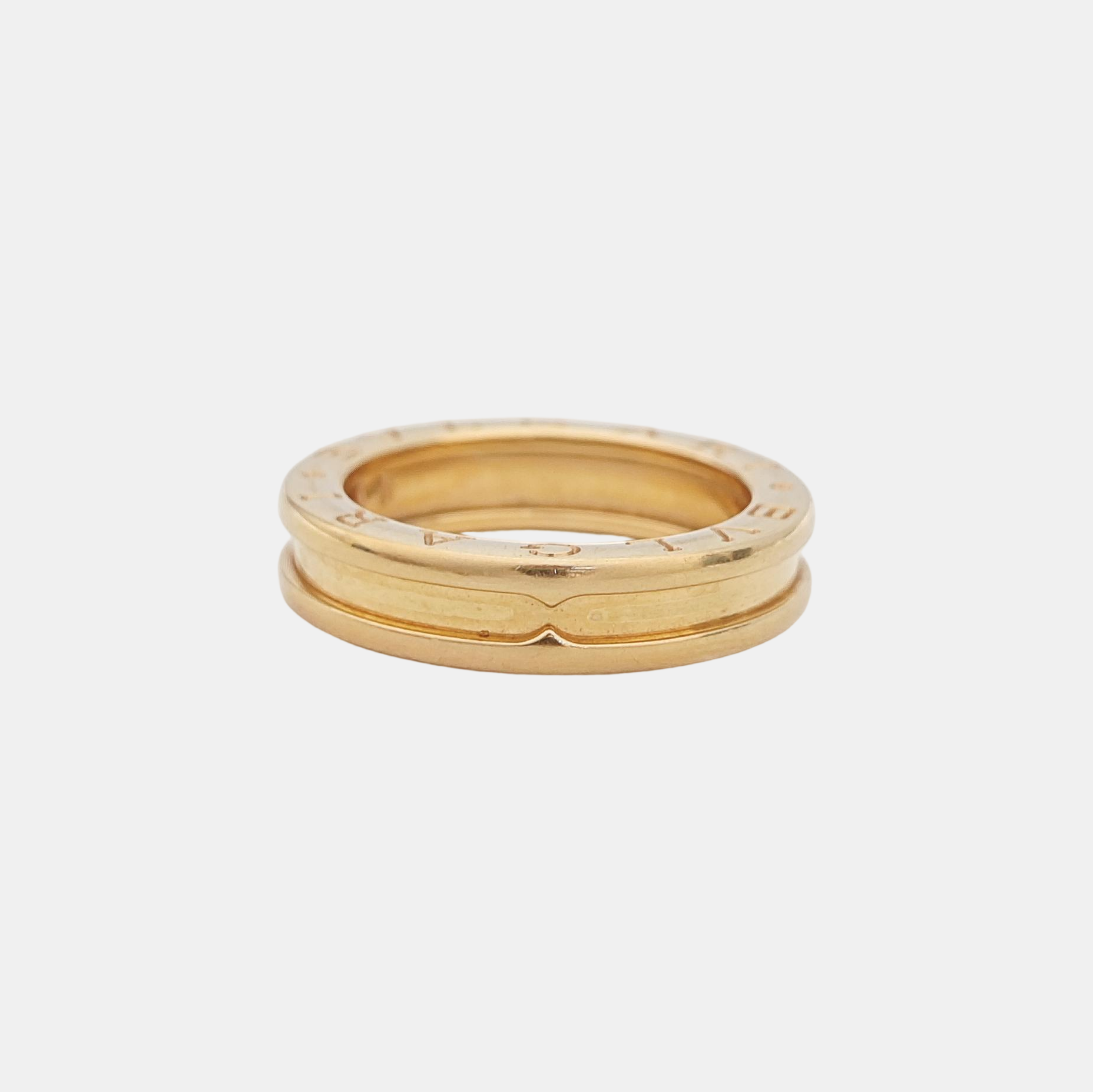 B.ZERO1 18k Rose Gold Ring EU 55
