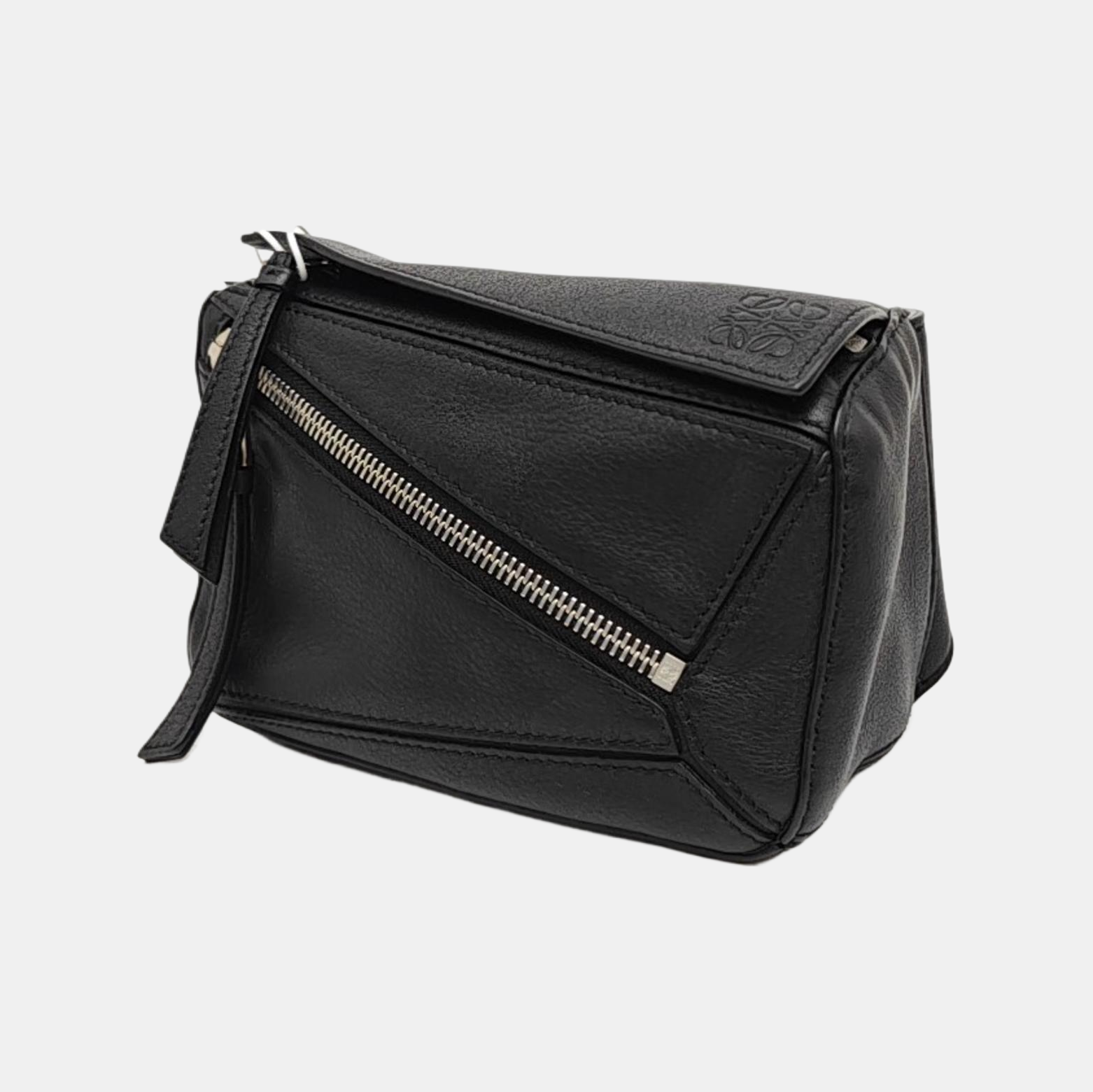 Puzzle Mini Calfskin Black