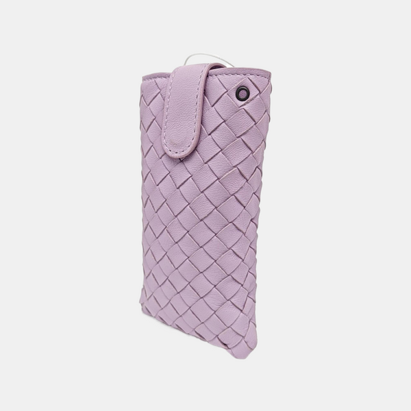 Calfskin Clutch Purple
