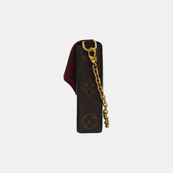 FÉLICIE Monogram Coated Canvas Brown