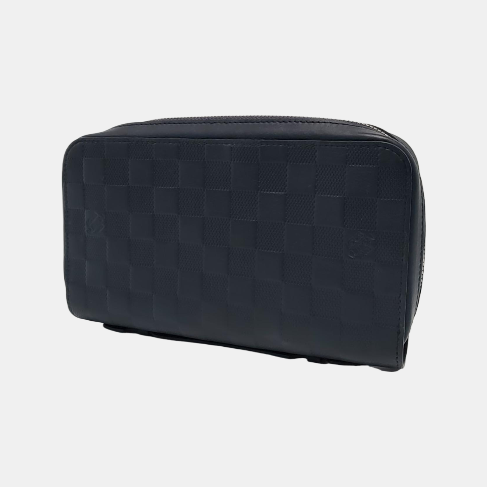ZIPPY Damier Calfskin Blue