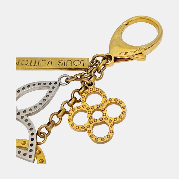 Metal Bag Charm Gold