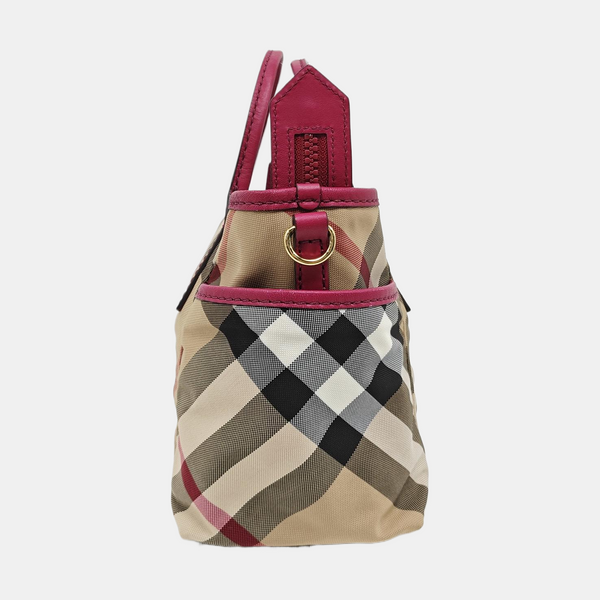 Canvas Shoulder Bag Beige