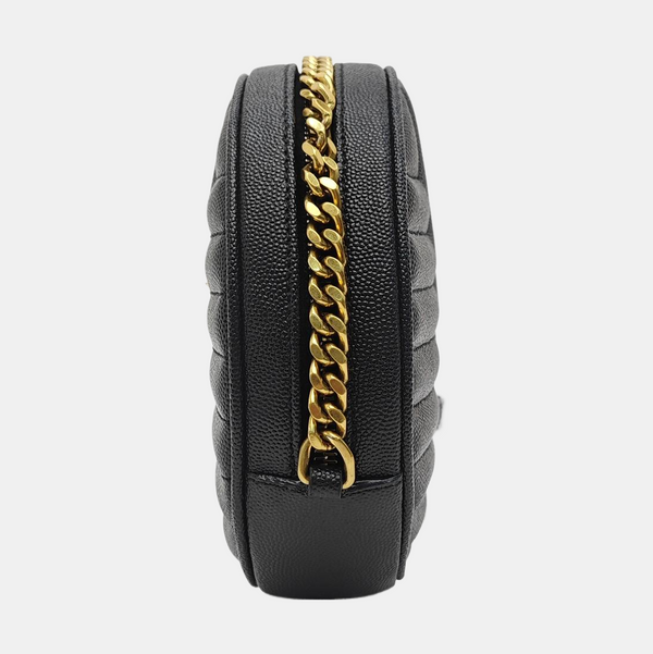 VINYLE Quilted Calfskin Black