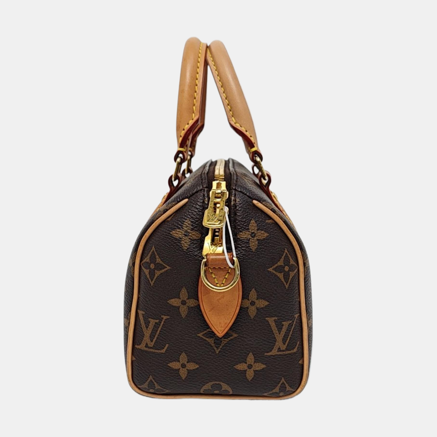 SPEEDY 20 Monogram Coated Canvas Brown