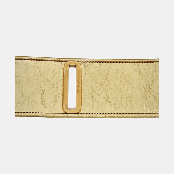Leather Belt Gold
