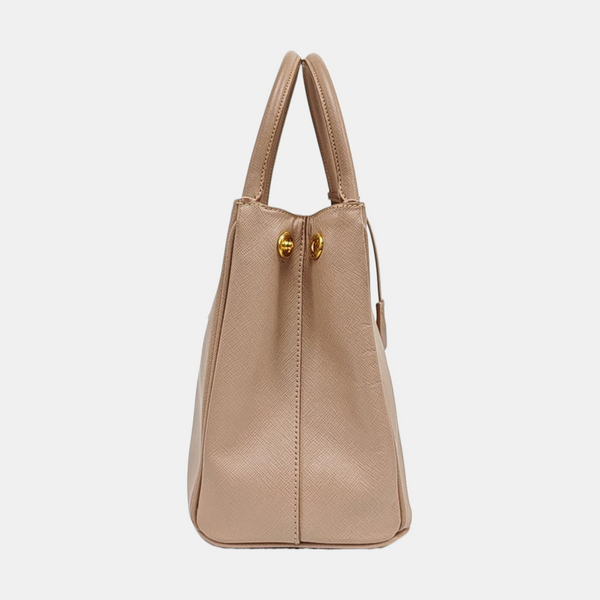 Authenticated pre-owned  Galleria Saffiano Calfskin Pink - Tote Bag at Looply