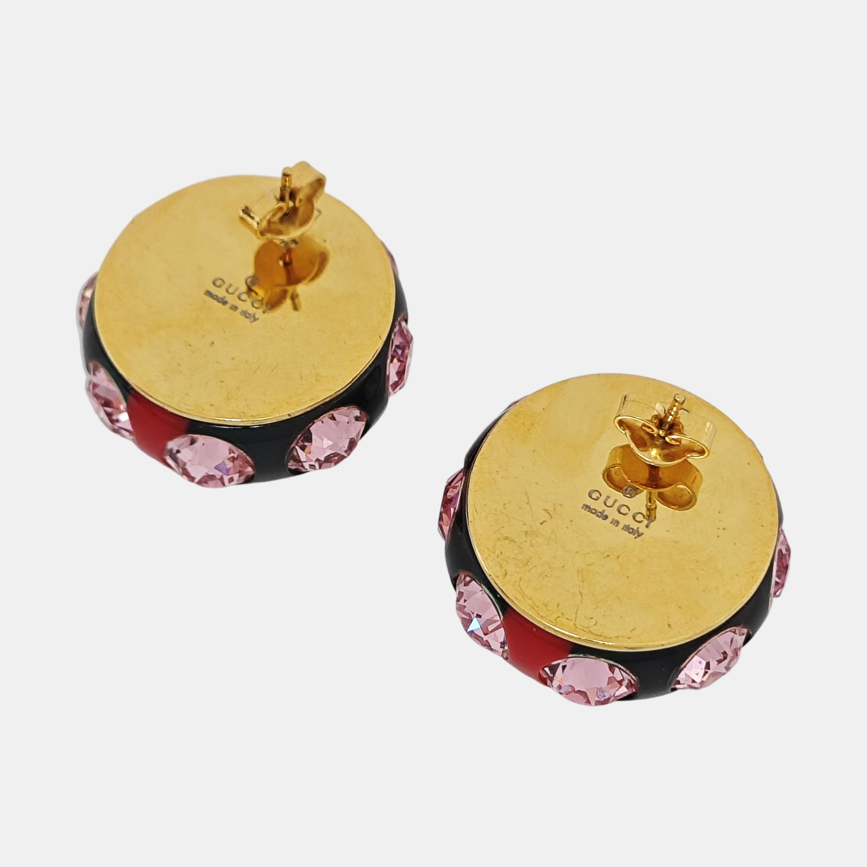 Interlocking G Metal Multicolor Stud Earrings