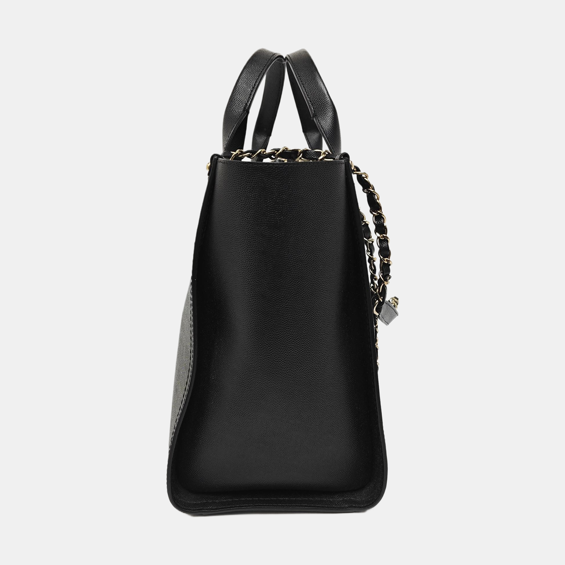 DEAUVILLE Small Calfskin Black