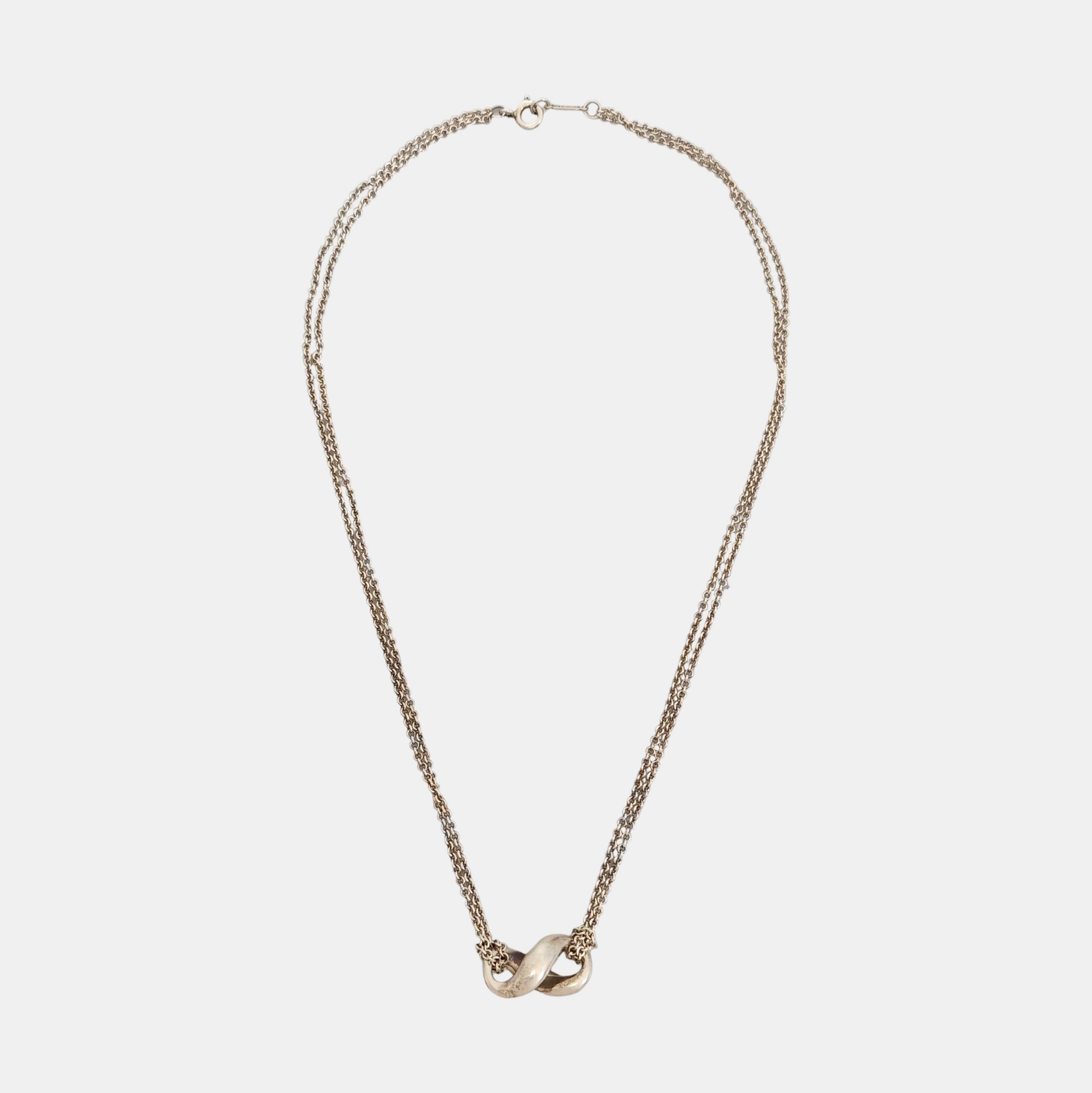 Tiffany Infinity 925 Sterling Silver Necklace